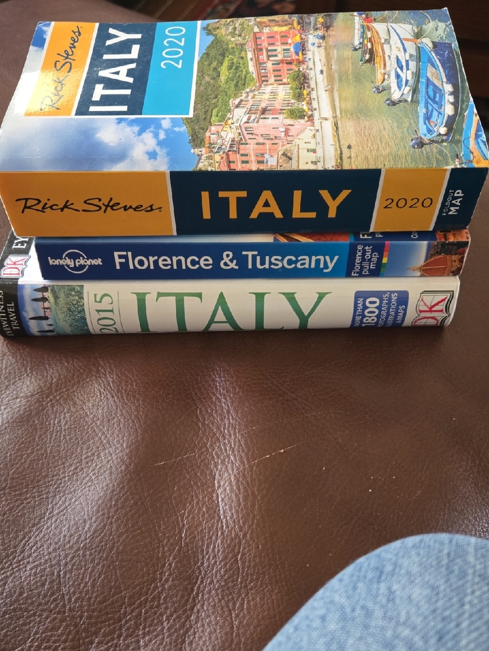 Rick Steves ITALY 2020 + Lonely Planet Florence & Tuscany Travel Guides